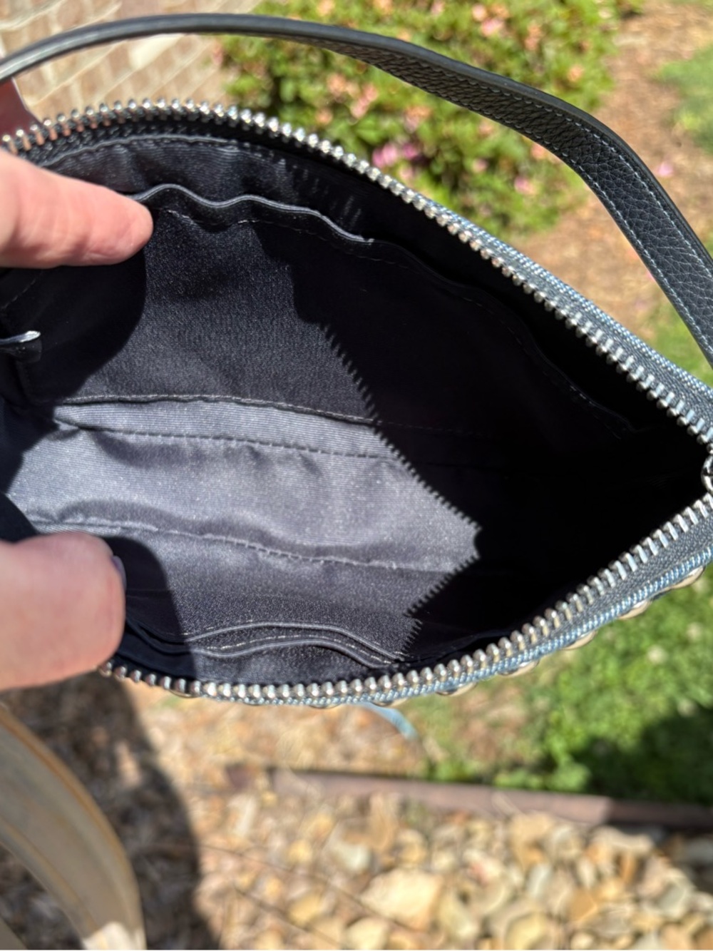 Coach Nolita 19 Denim With Silver Rivets EUC - Picture 10 of 11